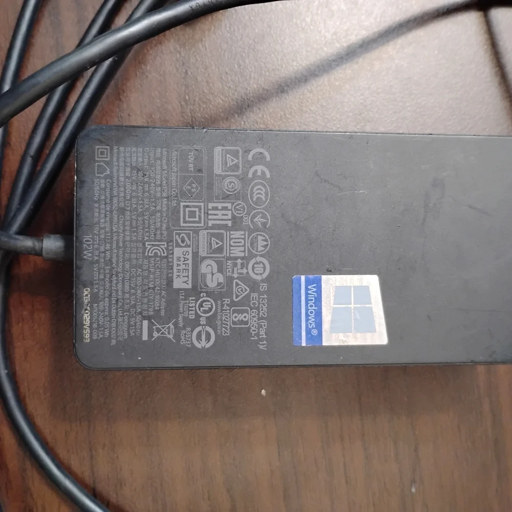 Microsoft 1798 Original Power Supply with Cable